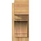 Ekena Millwork Merced Block Rough Sawn Outlooker, Western Red Cedar, 8"W x 18"D x 18"H OUT08X18X18MRC05RWR - alternate 3